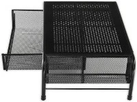 Monitor de metal com gaveta