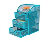 Organizador de desktop de 3 gavetas