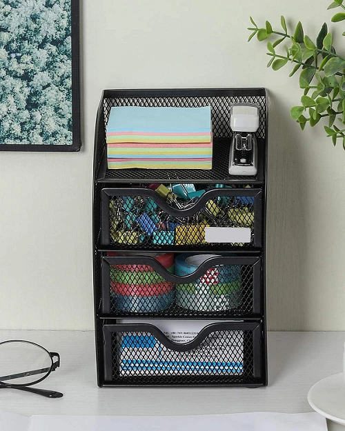 Desk Organizer With 3 Drawer Desk Organizer With 3 Drawer