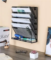 Montagem de parede organizador de papel de escritório